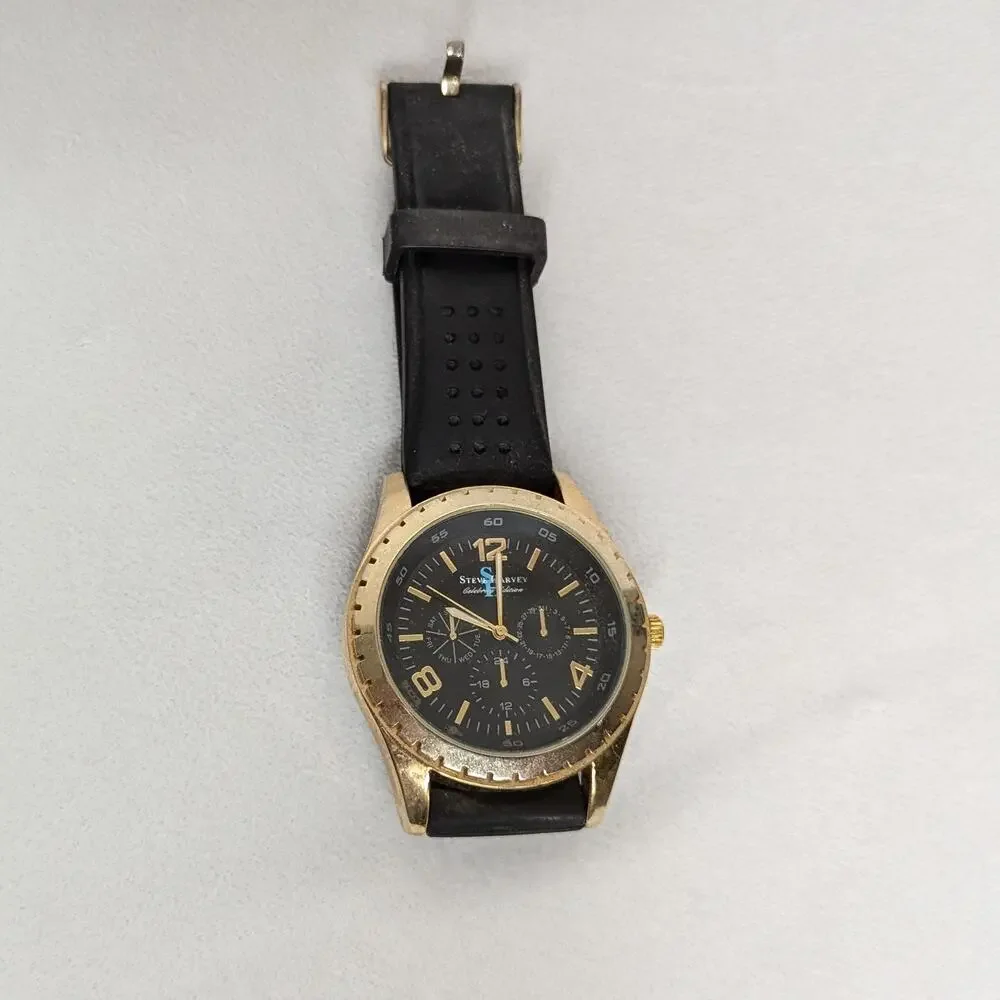 Steve Harvey Celebrity Edition Men's Watch | Classic Style Silicone Band